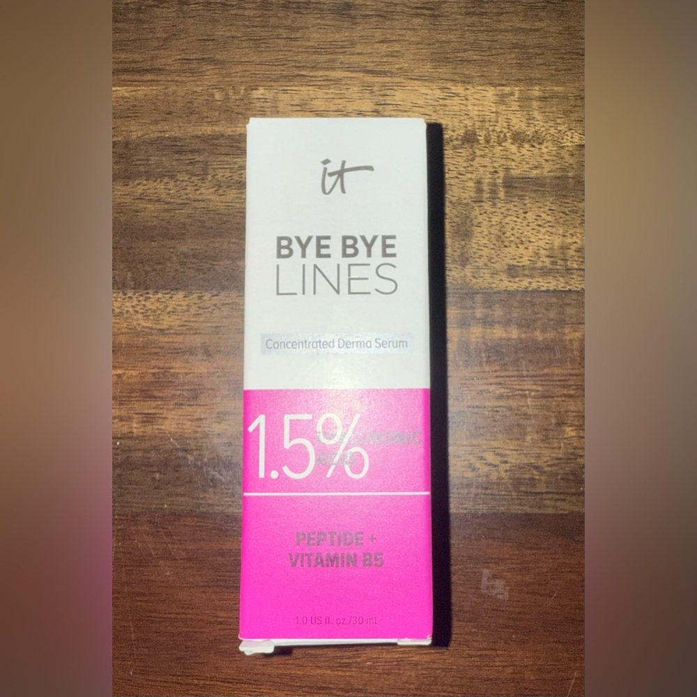 IT Cosmetics Bye Bye Lines Anti-Aging Serum - 1 fl oz. Peptides B5 Brand New